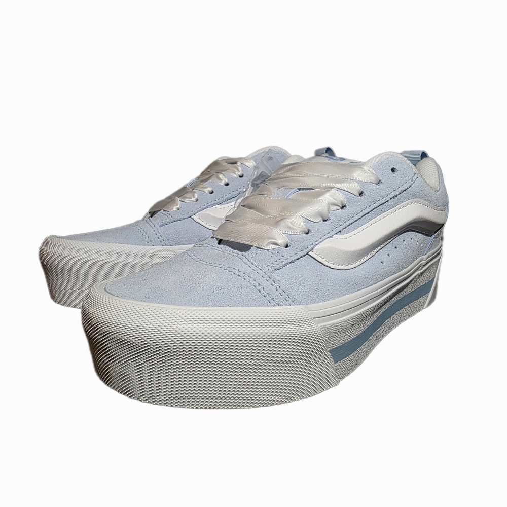 Vans Knu Skool Women's Sky Blue Double Laces
